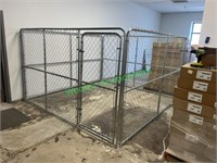 10'x10' Chainlink Enclosure w/ Gate and Hardware