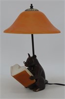 Tin Chi Bronze Mouse Lamp