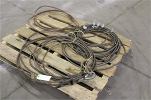 1/2" Steel Cable, (1) 16ft & (2) 50ft
