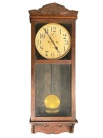 Antique New Haven 30 Day Wall Clock