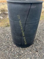 50 Gallon black barrel