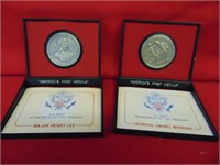 (2) US Mint- DOT- Americas first medals