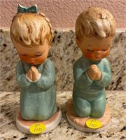26 - GOEBEL PRAYING BOY & GIRL FIGURINES (P110)