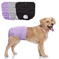 KOESON Washable Female Dog Diapers 3 Pack, Reusabl