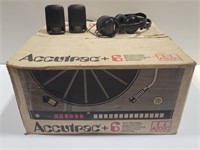 Vintage Accutrac +6 Turntable System in Box
