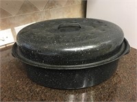 Large Black Roasting Pan