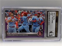 19/25 2022 Topps Now STL Cardinals Purple CSG 9.5