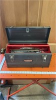 Metal craftsman tool box and contents