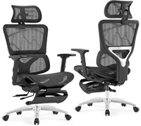Office Chair with Lumbar Support (Black)