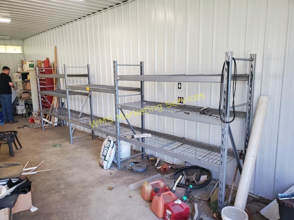 Garage Pallet Style Racking - 4 Uprights 72" Tall,