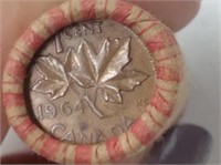 Roll Of 1964 Pennies