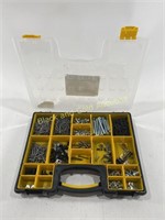 Tool Storage Case with Nails, Screws & Bolts