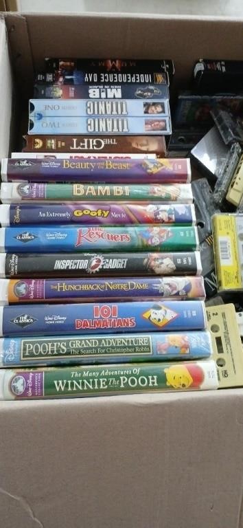Disney VCR Tapes & More