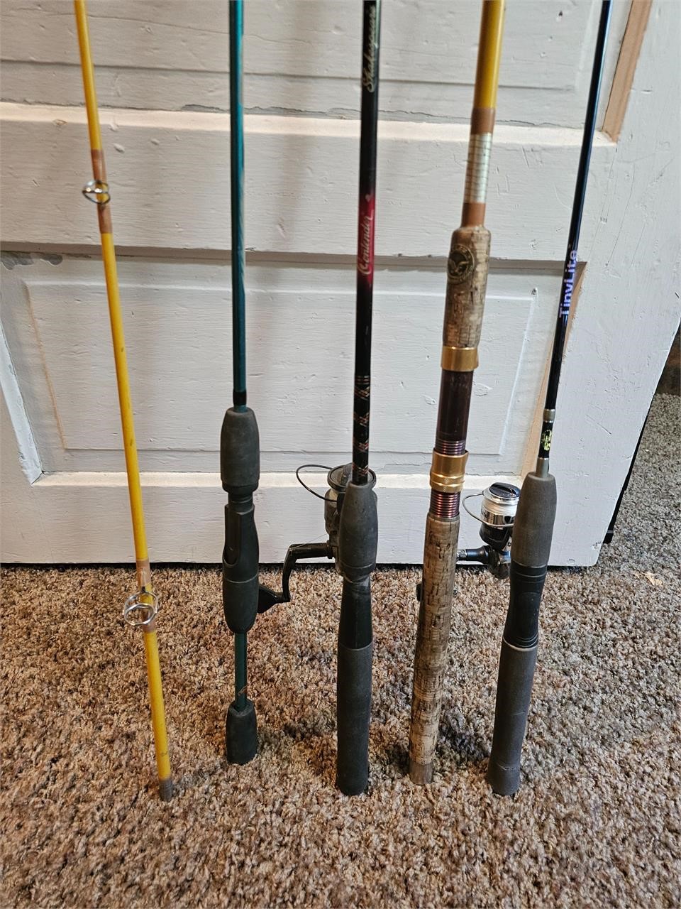 Fishing poles and reels