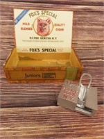 Fox Police Lock & Cigar Box