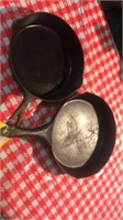 (2) Cast Iron Skillets