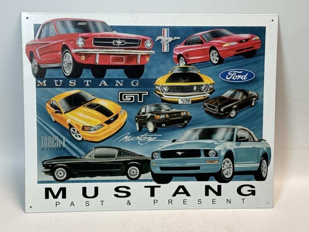 16” x 12 1/2” Metal Ford Mustang Sign