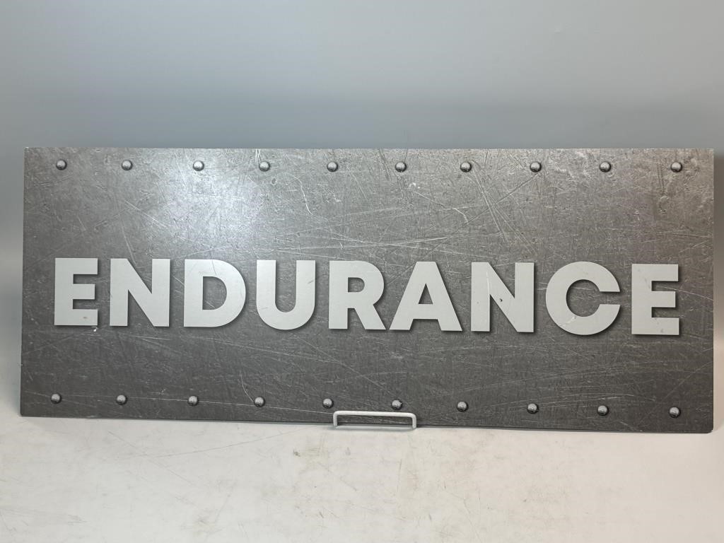 30” x 12” Endurance Sign