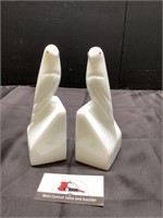 Soapstone bookends
