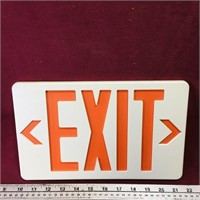 Plastic Wall Mount Exit Sign