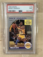 Magic Johnson 1990 Hoops PSA 9