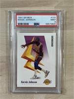 Magic Johnson 1991 Skybox PSA 9