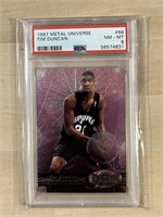 Tim Duncan 1997 Metal Universe Rookie Card