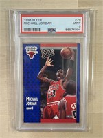 Michael Jordan 1991 Fleer PSA 9