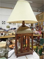 Bird Cage Lamp w/ Shade - 32"H