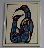 Norval Morrisseau Silk Screen Print