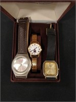 3 Mens wrist watches Olympic & others