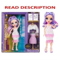 Rainbow High Violet Willow Fashion Doll w/ Playset