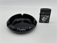 VTG Hotel Monteleone Ashtray & James Dean Lighter