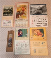 1940s Casper WY Businesses Advertising Calendars