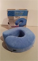 Memory Foam Neck Cushion W/ Vibrating Massage