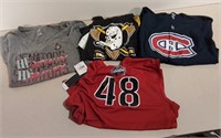 Four Hockey Shirts Incl. 1 Unused W/ Tags Various