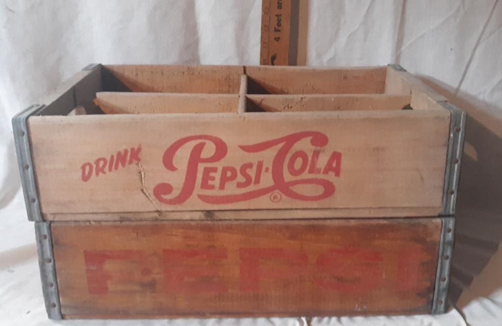 Vintage Pepsi Crates From Waterloo, IA