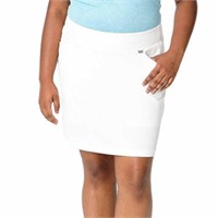Greg Norman Women's XL Skort, White Extra Large