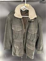 Men's Leather coat size large
