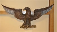Folk Art Carved & Gilt Spread-Wing Eagle