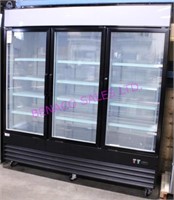 1X BDC 3 GLASS DOOR FREEZER 79"X31"X85"H