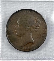 1853 Great Britain Large Cent