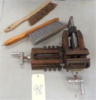 Vise and (2) Brushes
