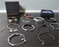 Alex and Ani Collection of Bracelets/Neckl