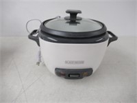 "As Is" BLACK+DECKER 2-in-1 Rice Cooker and Food
