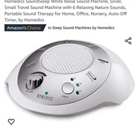 MSRP $26 Homedics White Noise Sound Machine