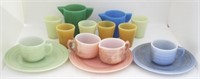 15pc Akro Agate & Etc Child's Dishes
