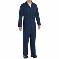 Red Kap Men's Twill Action Back Coverall, Navy, 42