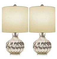 Mercury Glass Table Lamp - Set of Two