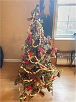 Vintage Pre-Lit Christmas Tree